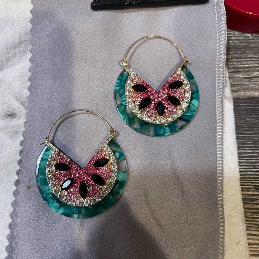 Betsy Johnson watermelon hoops